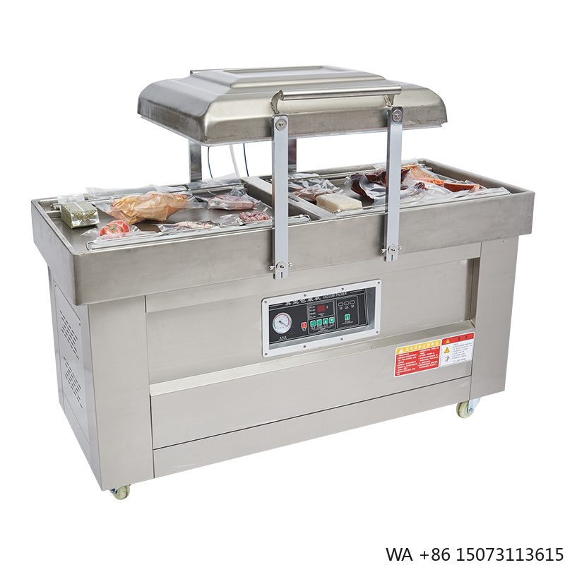 Meal Prep Vacuum Sealer - Semi Automatic Double Chamber Vacuum Sealing