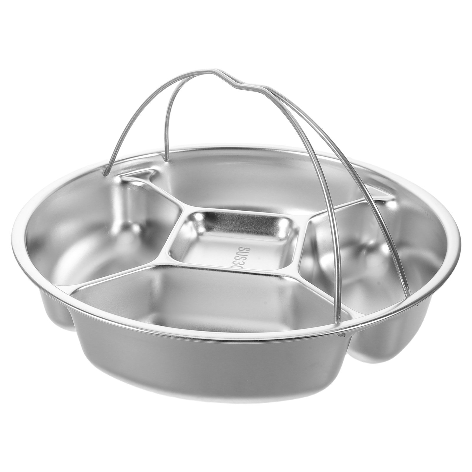 Meal Prep Diet - Stainless Steel 5 Compartments Portion Control