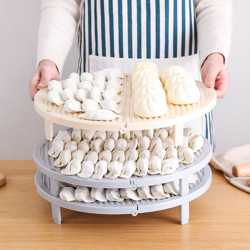 Food Prep Mat - Foldable Dumpling Drying Tray Dumpling Mat