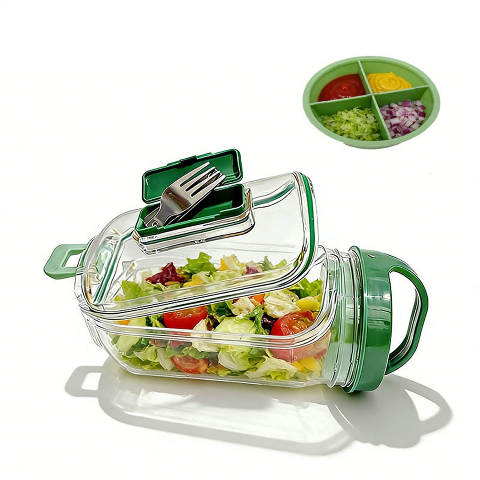 Side-Opening Salad Jar 1000ml  - Meal Prep Gym 评论和价格