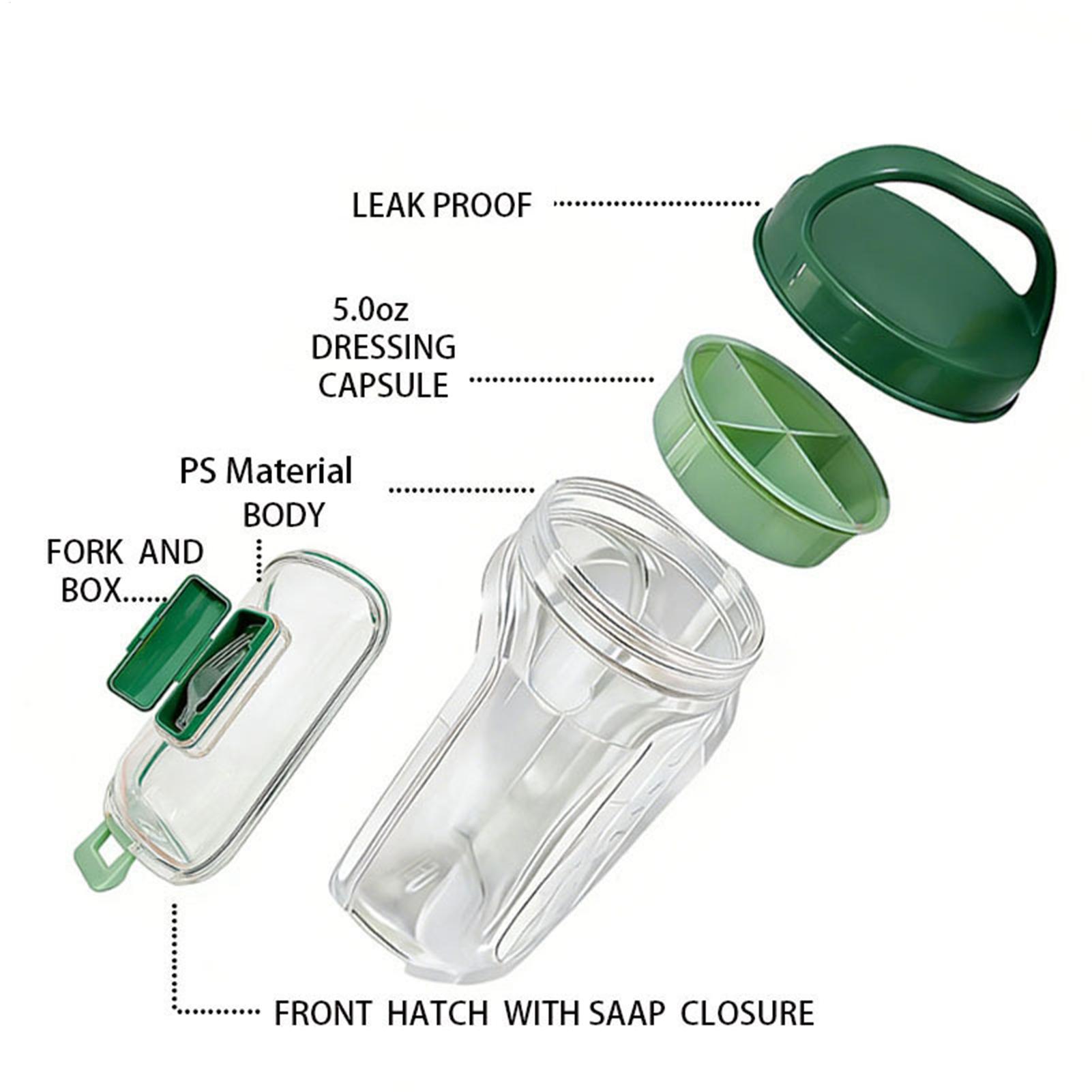Side-Opening Salad Jar 1000ml  - Meal Prep Gym 评论和价格