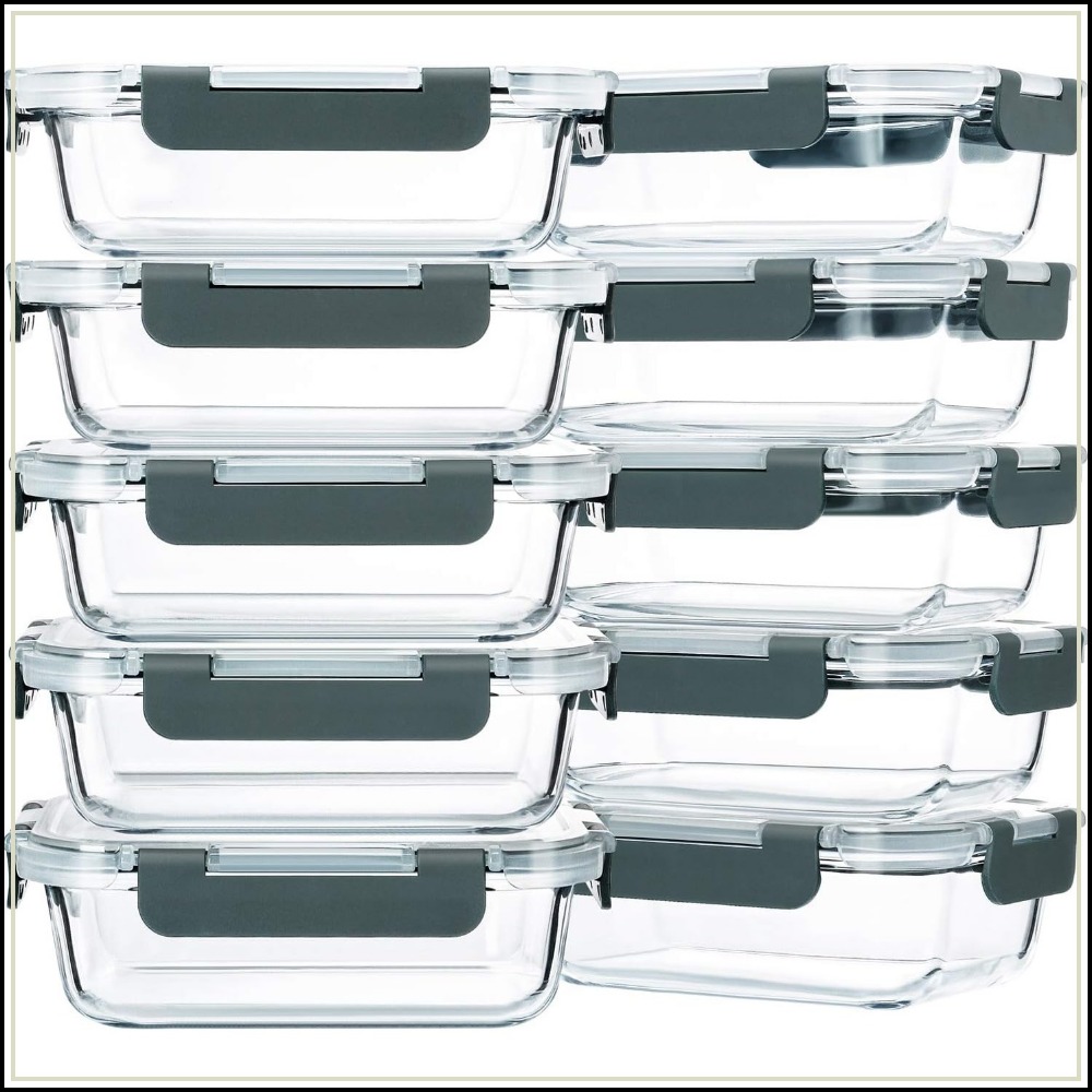 10-Pack 22oz Glass Meal Prep C - Meal Prep Oven Safe Containers 评论和价格