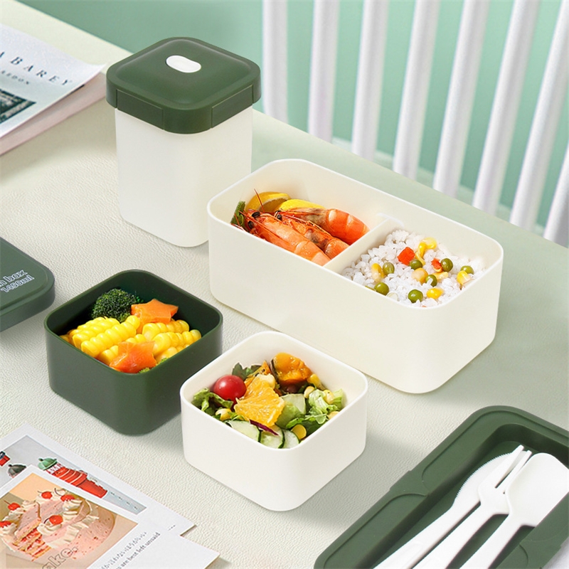 Double Compartment Lunch Box M - Meal Prep Japanese Food 评论和价格