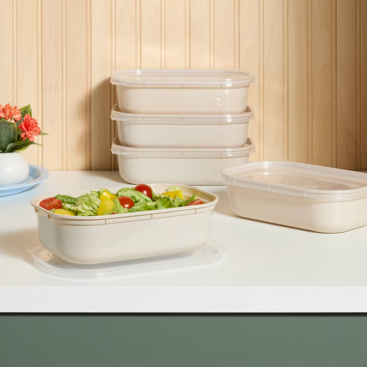 10pc Set of 5 Single Compartme - Meal Prep Diet 评论和价格