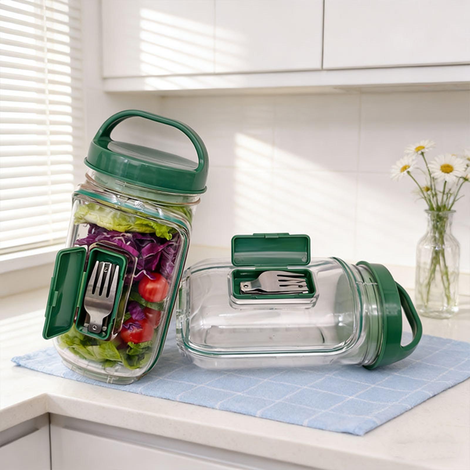 Salad Jar with Side Opening 10 - Meal Prep Gym 评论和价格