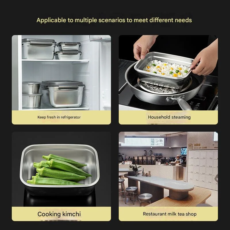 Stainless Steel Food Storage C - Meal Prep Oven Safe Containers 评论和价格
