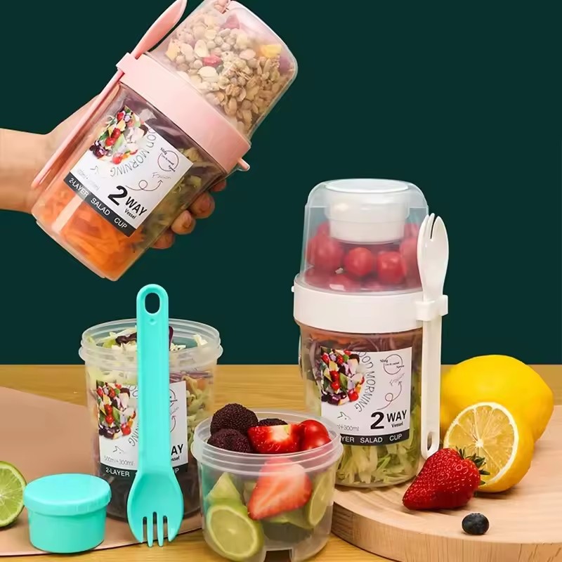 Salad Oatmeal Cup 500ml+300ml  - Meal Prep Gym 评论和价格