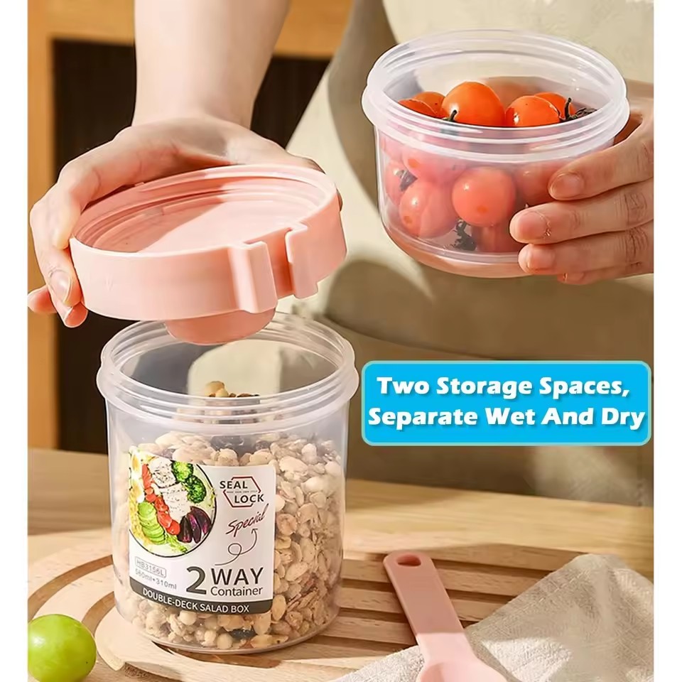 Salad Oatmeal Cup 500ml+300ml  - Meal Prep Gym 评论和价格