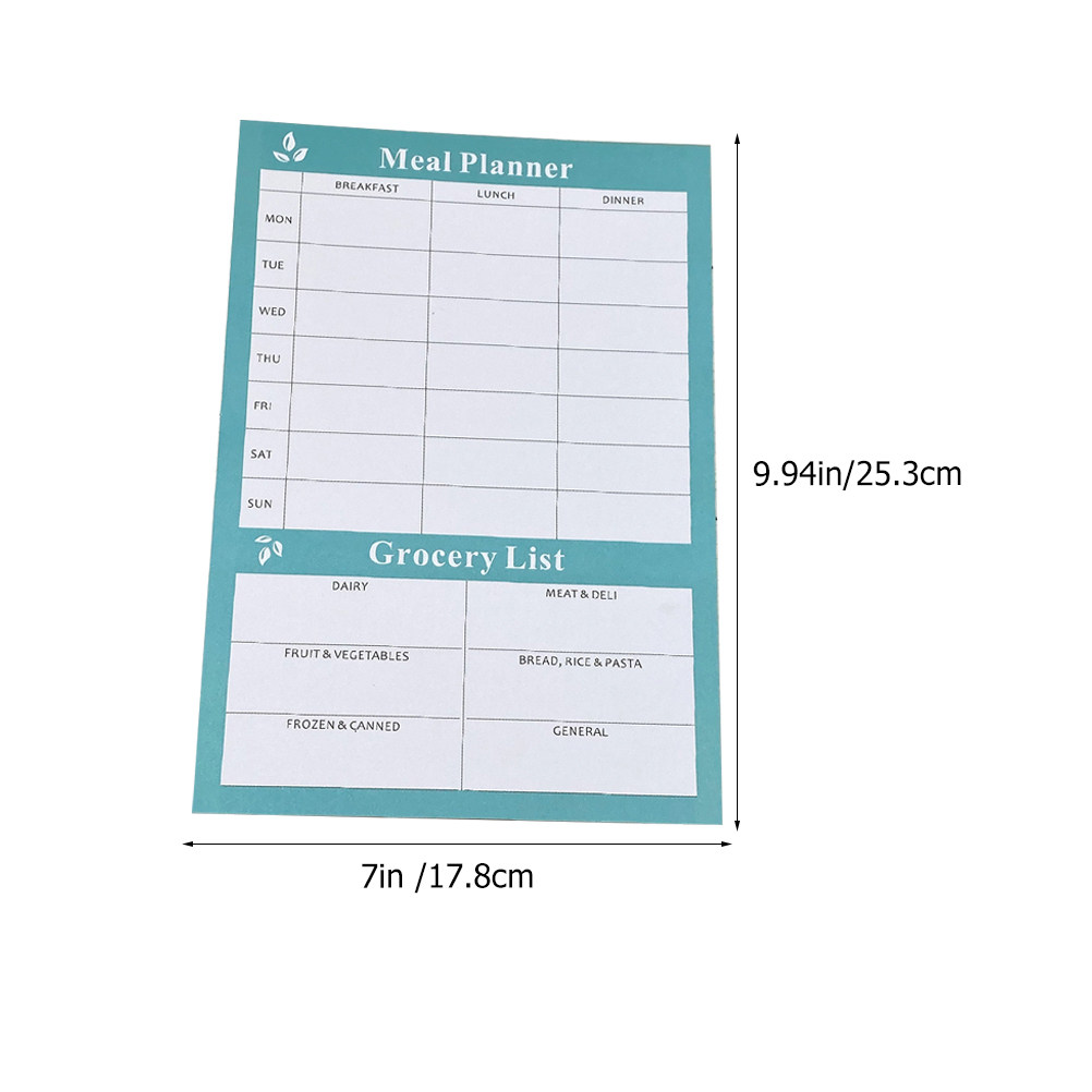 2Pcs Elegant Weekly Meal Plann - Meal Prep Diet 评论和价格