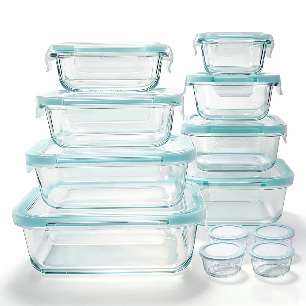 Glass Food Storage Containers  - Meal Prep Oven Safe Containers 评论和价格