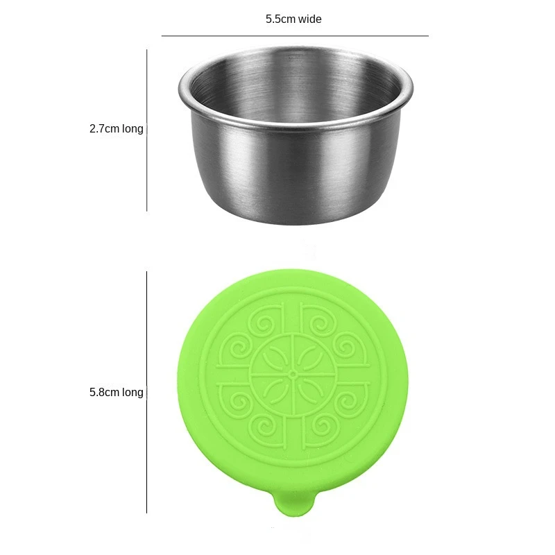 6pcs High Quality Sauce Cup, 3 - Sauce Dipping Cup 评论和价格