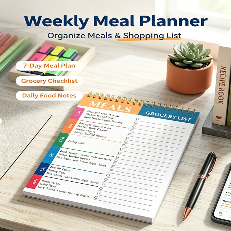 Weekly Meal Planner Notepad 5. - Food Prep Mat 评论和价格