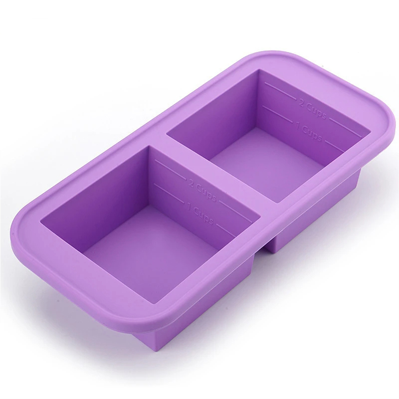 1/2 Cup Silicone Freezer Molds - Meal Prep Oven Safe Containers 评论和价格