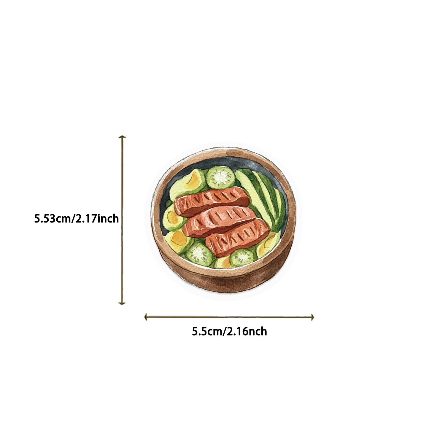 50PCS Watercolor Fitness Healt - Meal Prep Gym 评论和价格