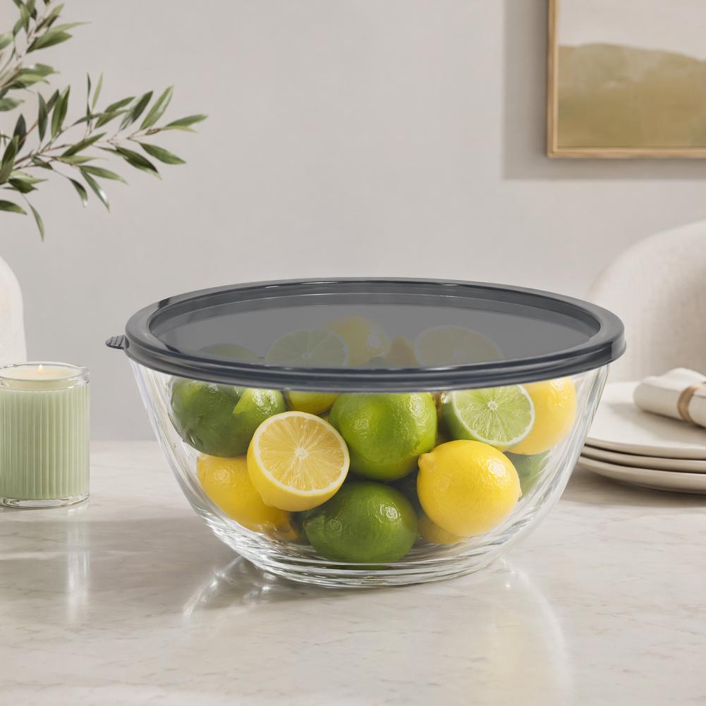 Party Bowl with Lid Glass Mixi - Meal Prep Oven Safe Containers 评论和价格