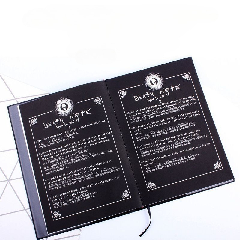 Anime Death Note Notebook Leat - Meal Prep Notebook 评论和价格