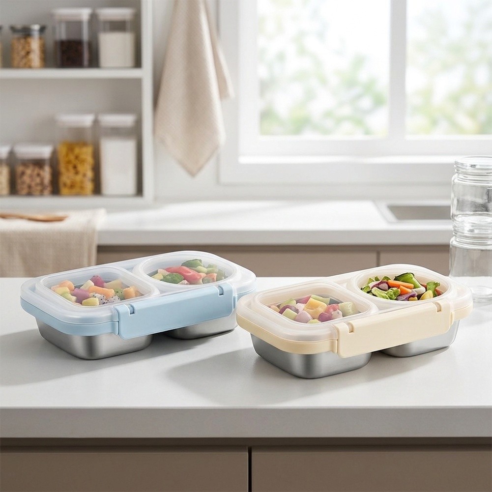 2 Pack 400ml Stainless Steel L - Meal Prep Gym 评论和价格