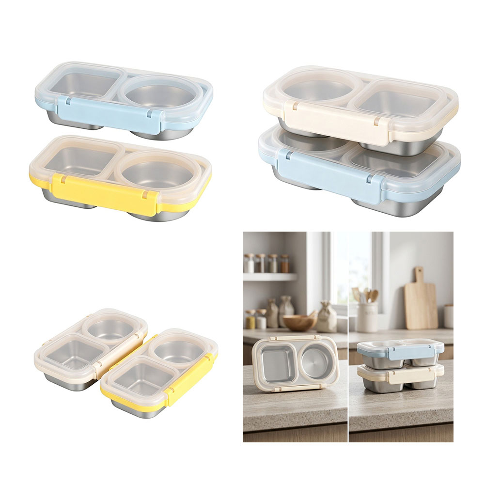 2 Pack 400ml Stainless Steel L - Meal Prep Gym 评论和价格