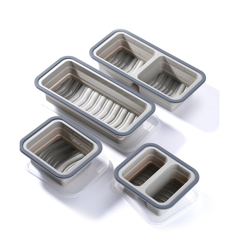 Silicone Freezer Molds Ice Cub - Meal Prep Oven Safe Containers 评论和价格