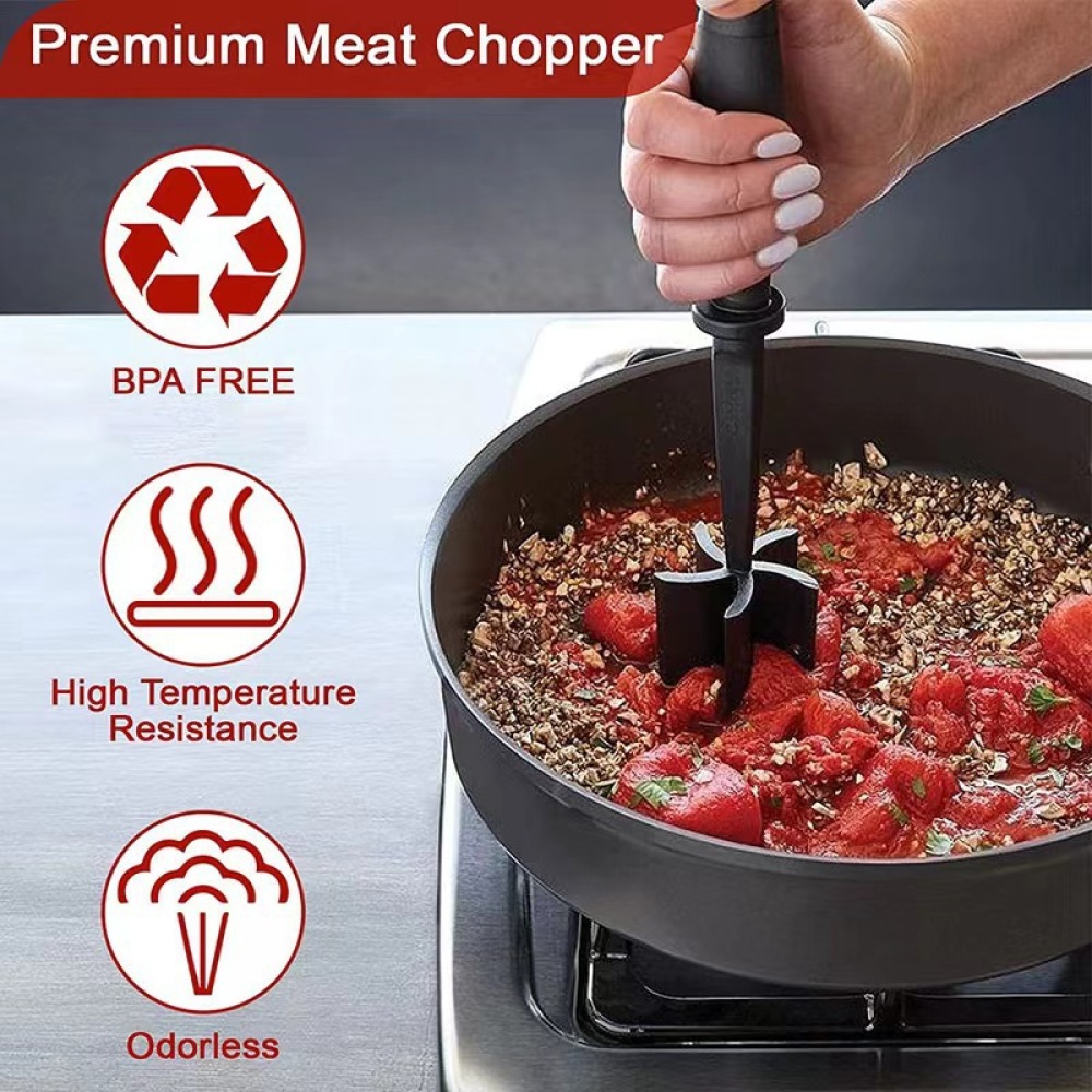 Kitchen Meat Chopper Masher Ha - Meal Prep Ground Beef 评论和价格