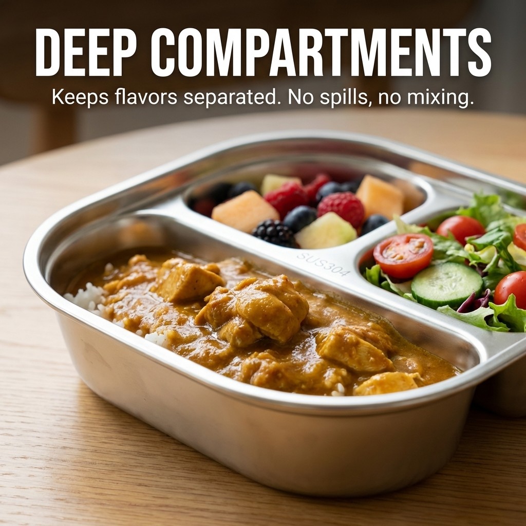 Microwave Safe 304 Stainless S - Meal Prep Diet 评论和价格