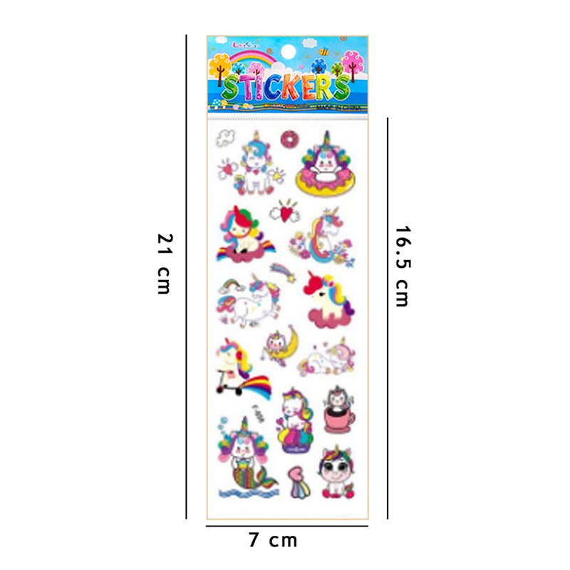 10 Sheets Cute Unicorn Sticker - Meal Prep Notebook 评论和价格