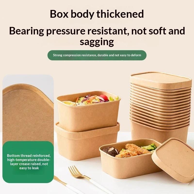 10Pcs Square Disposable Kraft  - Meal Prep Gym 评论和价格