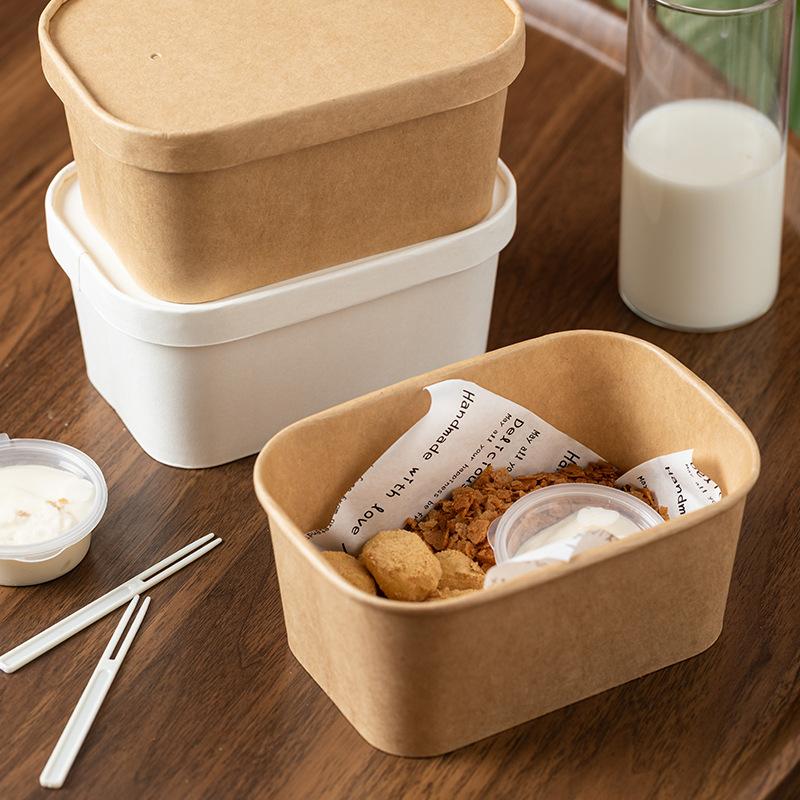10Pcs Square Disposable Kraft  - Meal Prep Gym 评论和价格