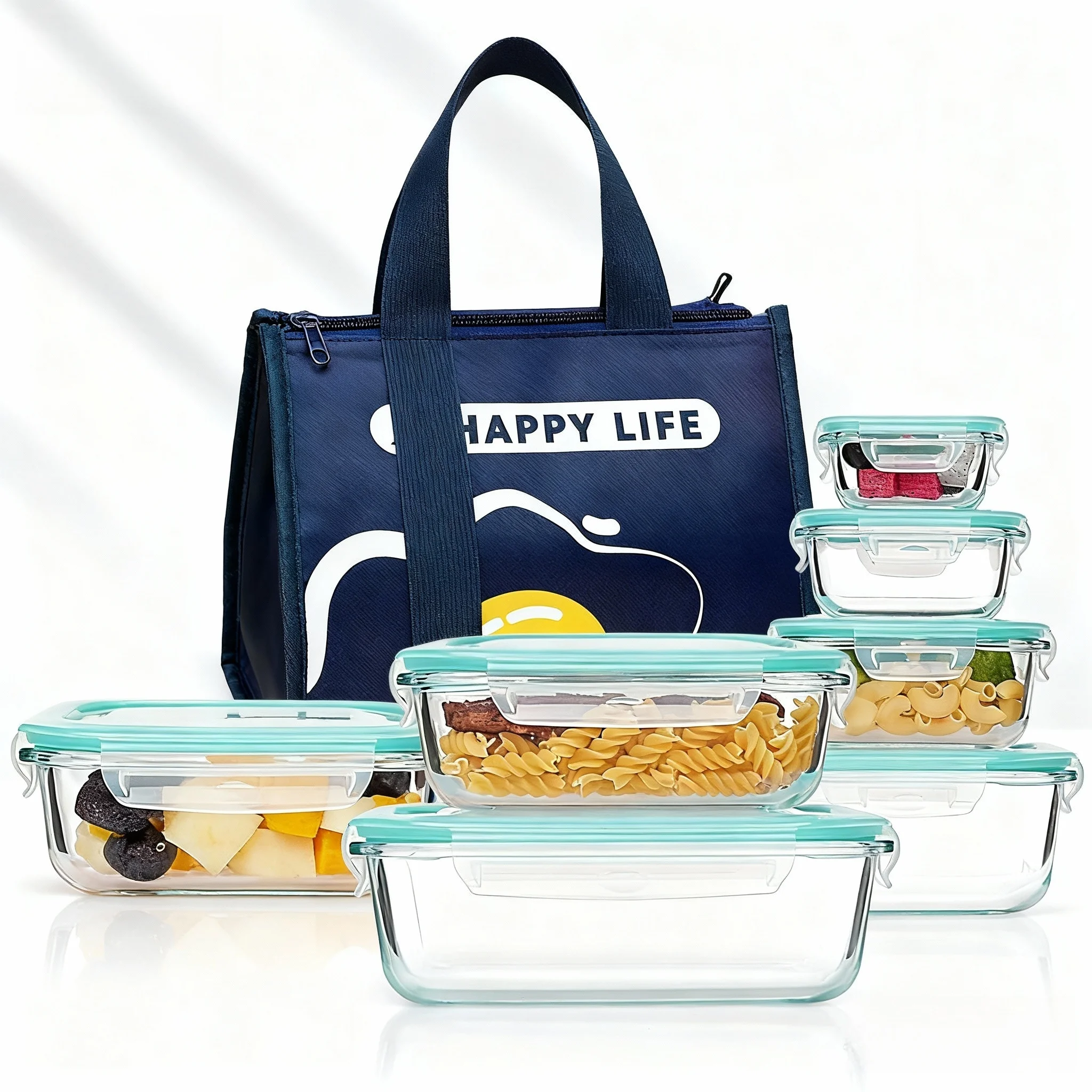 Glass Lunch Bento Box for Adul - Meal Prep Burrito 评论和价格