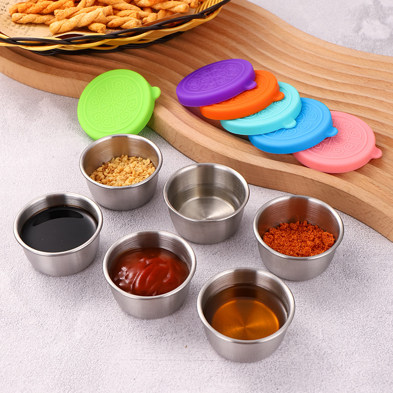 1/4Pcs Stainless Steel Dipping - Sauce Dipping Cup 评论和价格