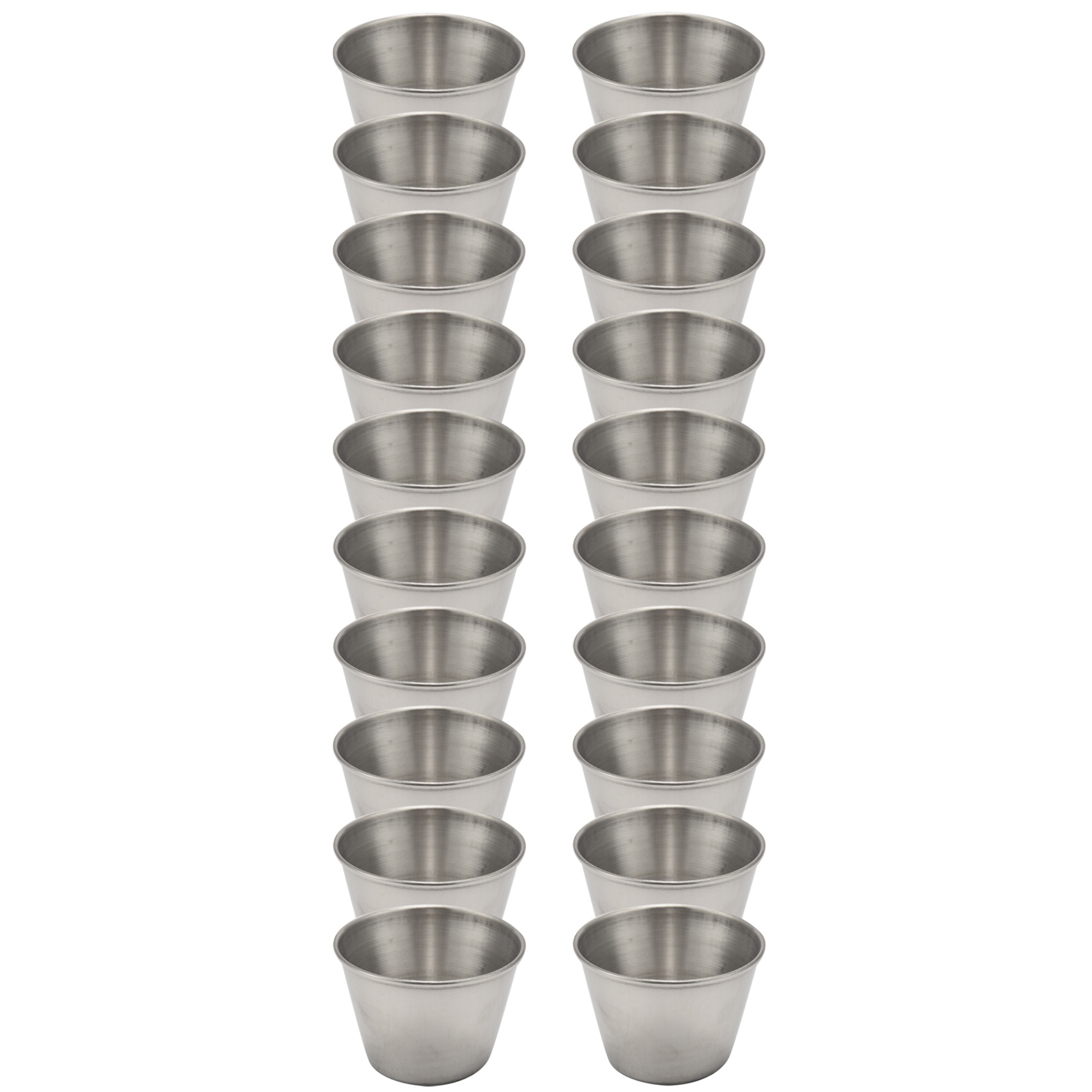 20 Pack Stainless Steel Sauce  - Sauce Dipping Cup 评论和价格