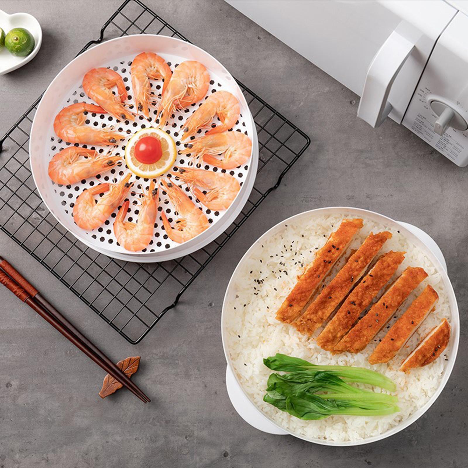 Stackable Microwave Steaming D - Meal Prep Healthy 评论和价格