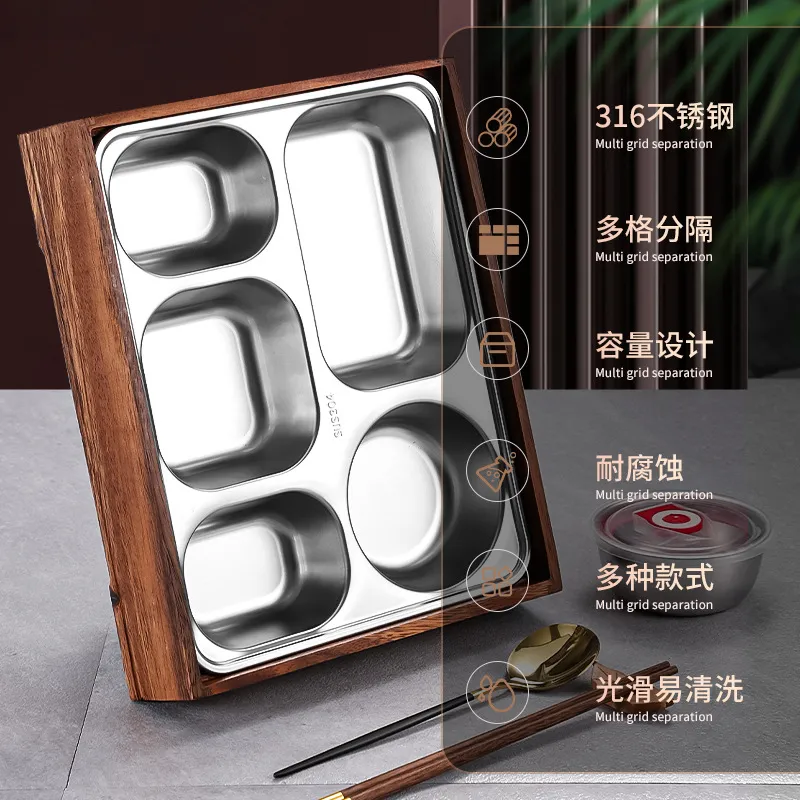 Black Walnut Bento Box with Di - Meal Prep Japanese Food 评论和价格