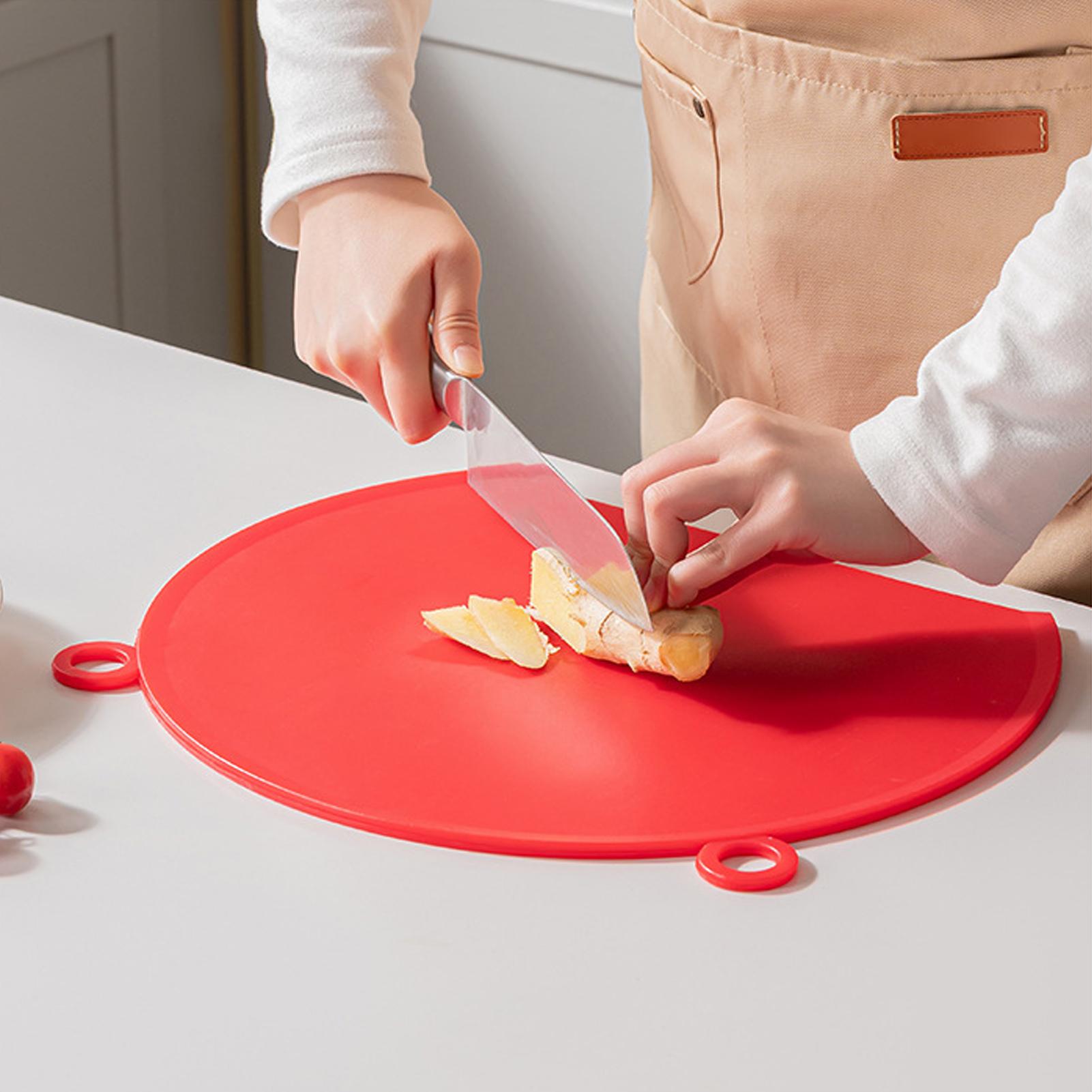 Silicone Cutting Board With Dr - Food Prep Mat 评论和价格