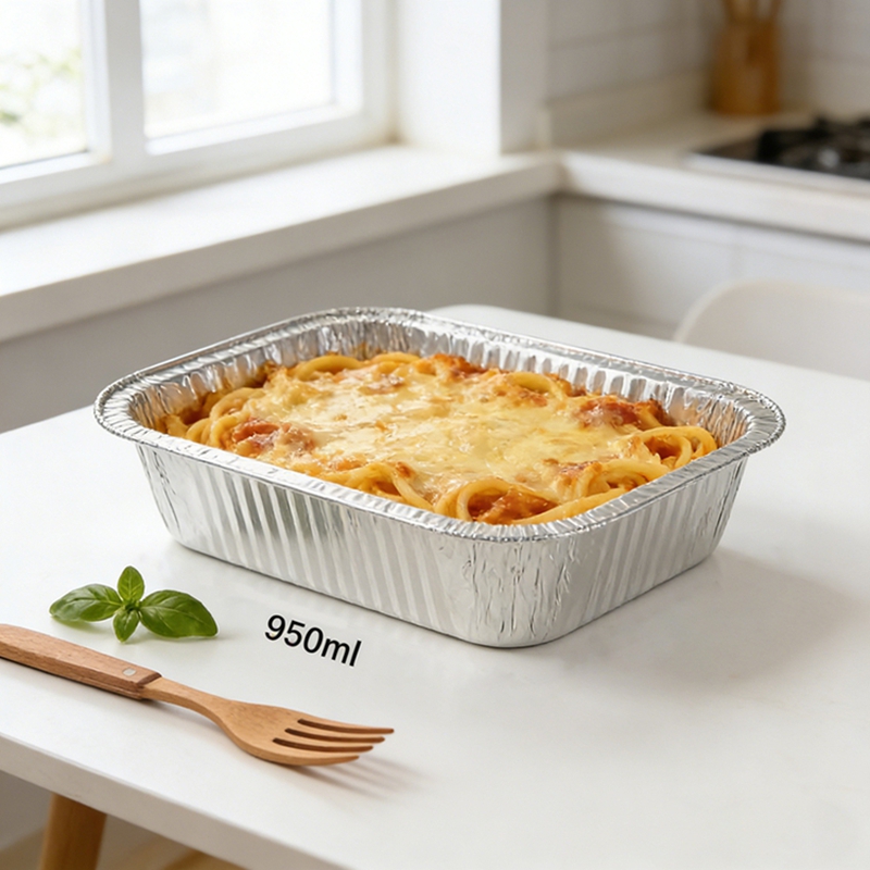 Square 950ml Aluminum Foil Pan - Meal Prep Oven Safe Containers 评论和价格